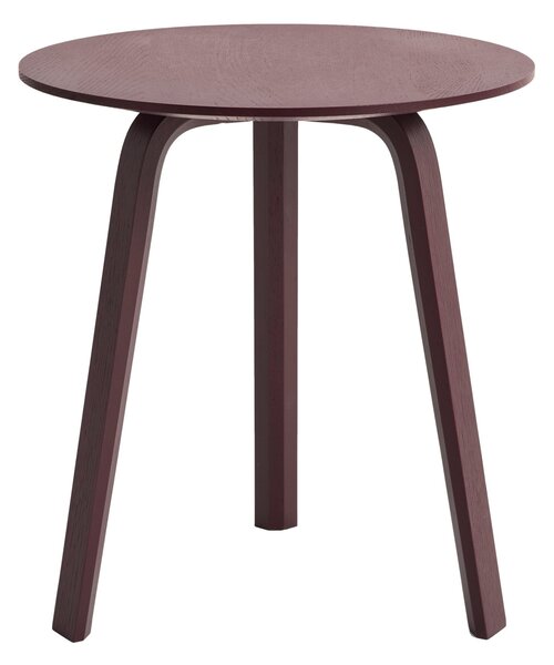 HAY Odkládací stolek Bella Ø45 x 49, Dark Bordeaux