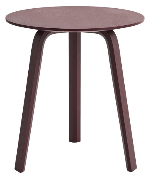 HAY Odkládací stolek Bella Ø45 x 49, Dark Bordeaux