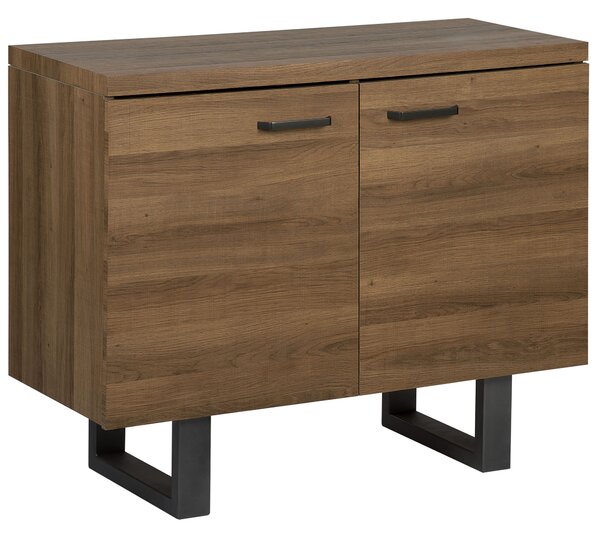 Skříňka TIMBER Tmavě hnědá