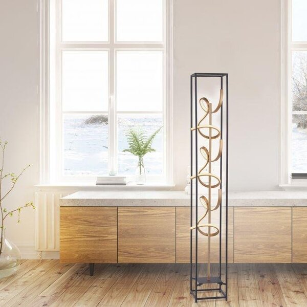 Paul Neuhaus Stojací LED lampa SELINA, 35W, v. 139,5 cm, 3000K stmívatelná