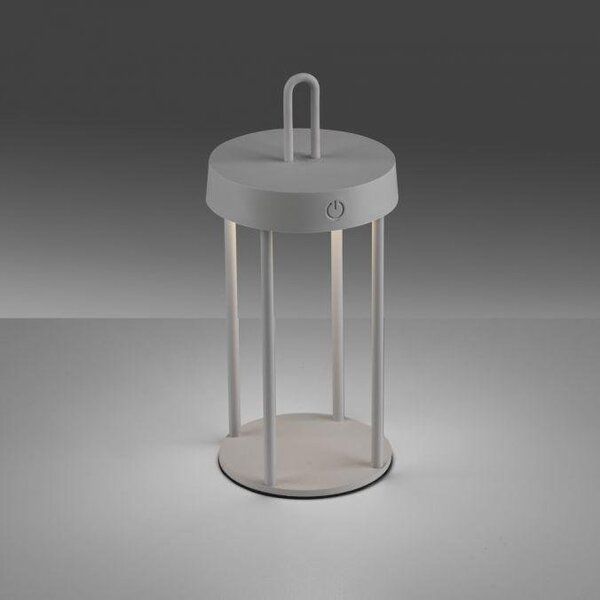 LD 19300-40 ANSELM LED stolní lampa na baterie mobilní 28cm dotykový stmívač IP44 zahradní svítidlo 2700K - JUST LIGHT