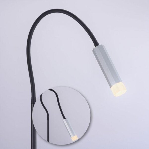 Paul Neuhaus Stojací LED lampa PURE-GEMIN, 6W, v. 186 cm, 3000K