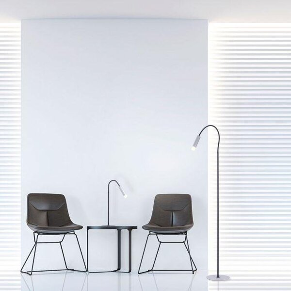 Paul Neuhaus Stojací LED lampa PURE-GEMIN, 6W, v. 186 cm, 3000K