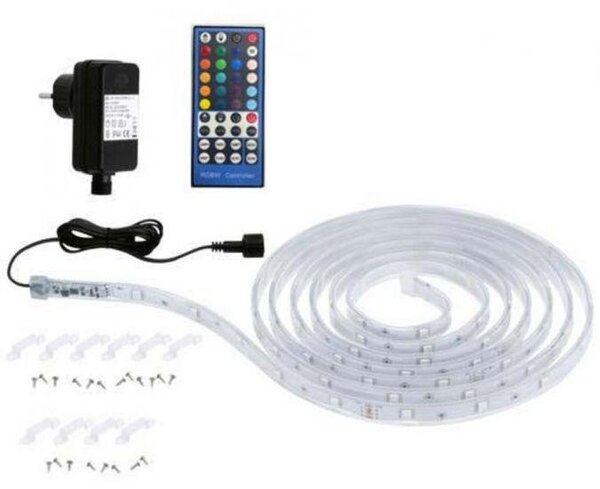 LD 18950-70 TEANIA LED pásky vícebarevné 5 m s dálkovým ovladačem stmívatelné RGB RGB/3000K - JUST LIGHT