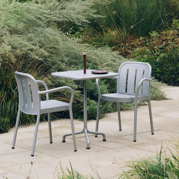 HAY Zahradní stolek Deville, Ø80, Silver Grey