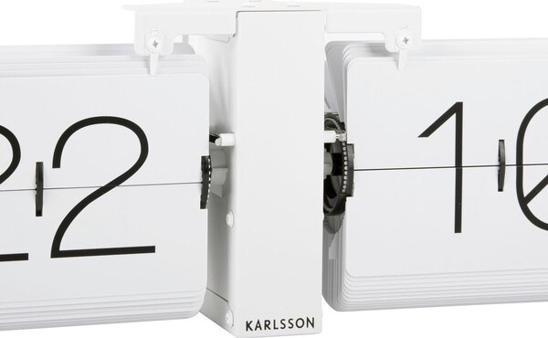 NÁSTĚNNÉ HODINY bílá 36/14/9 cm Karlsson - Nástěnné hodiny, Online Only