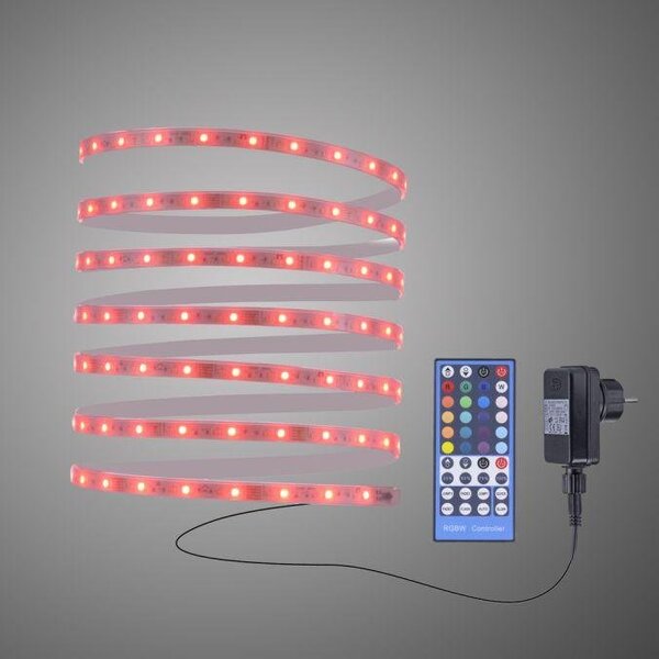 LD 18950-70 TEANIA LED pásky vícebarevné 5 m s dálkovým ovladačem stmívatelné RGB RGB/3000K - JUST LIGHT