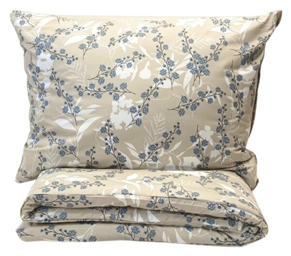 Povlečení bavlněné Maggie blue 200x140cm+90x70cm TiaHome