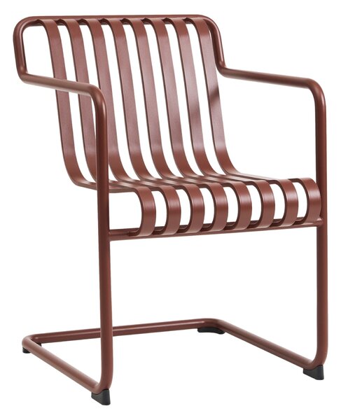 HAY Zahradní židle Palissade Cantilever Dining Armchair, Iron red