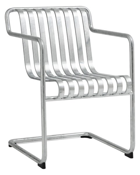 HAY Zahradní židle Palissade Cantilever Dining Armchair, Galvanised