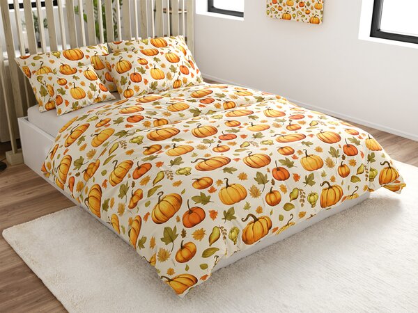 Povlečení z mikrovlákna AUTUMN PUMPKINS barevné Rozměr povlečení: 70 x 90 cm | 140 x 200 cm