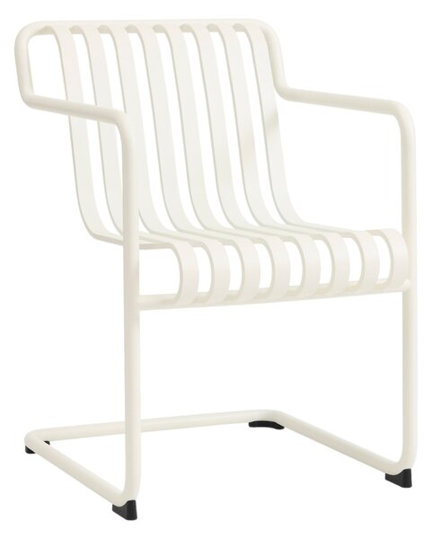 HAY Zahradní židle Palissade Cantilever Dining Armchair, Cream white