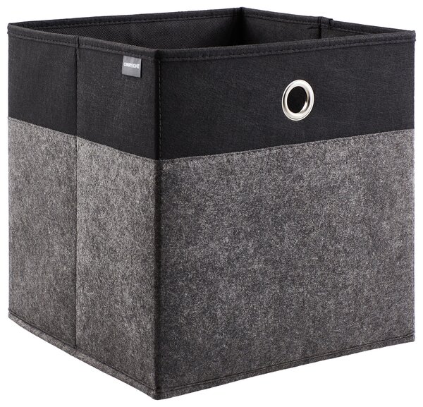 SKLÁDACÍ KRABICE, kov, textil, karton, 32/32/32 cm Carryhome - Boxy do regálů & krabice do regálů