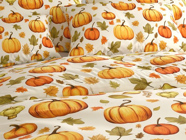 Povlečení z mikrovlákna AUTUMN PUMPKINS barevné Rozměr povlečení: 70 x 90 cm | 140 x 200 cm