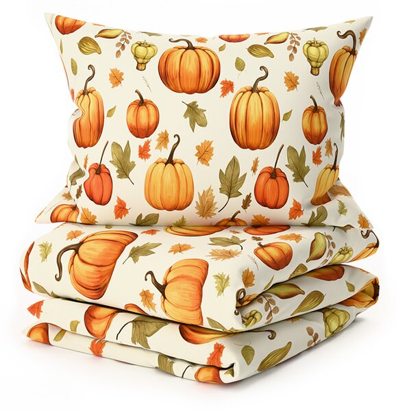 Povlečení z mikrovlákna AUTUMN PUMPKINS barevné Rozměr povlečení: 70 x 90 cm | 140 x 200 cm