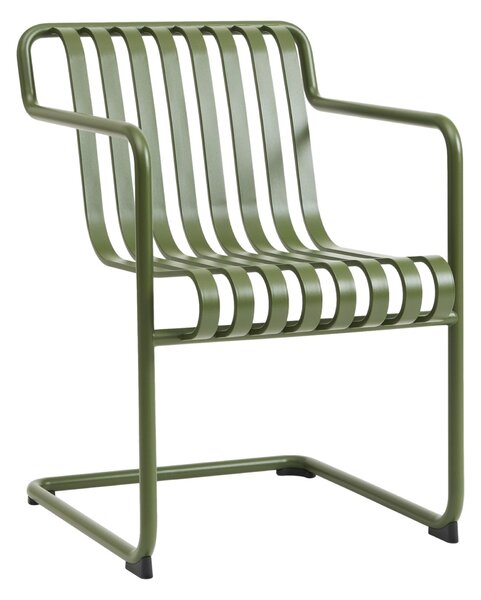 HAY Zahradní židle Palissade Cantilever Dining Armchair, Olive