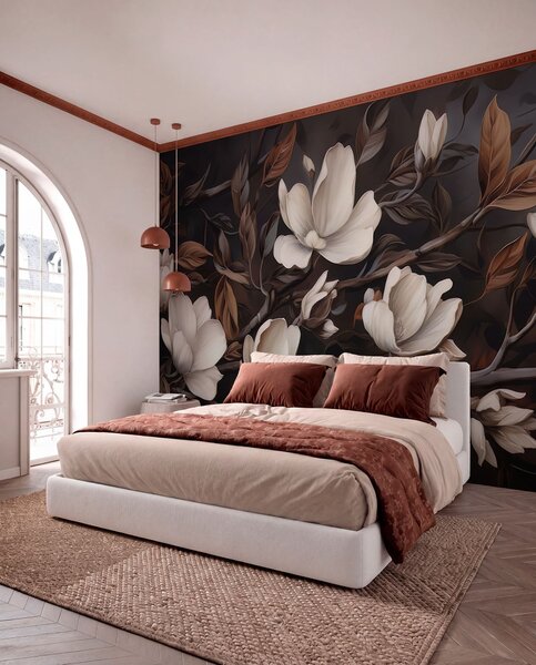 Fototapety Elegantní větev stromu, Fototapety květiny, w04950 : uwalls.cz