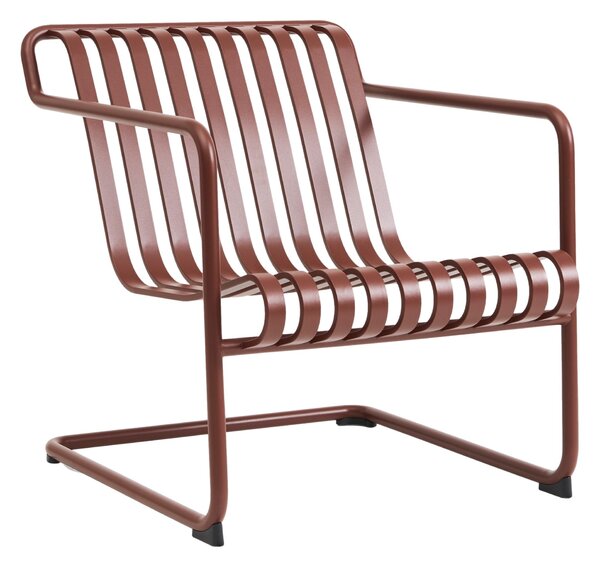 HAY Zahradní křeslo Palissade Cantilever Lounge, Iron red