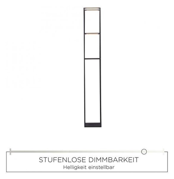 Paul Neuhaus Stojací LED svítidlo CONNI, 19W, v. 140 cm, 3000K stmívatelná