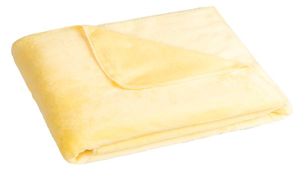 BELLATEX Přikrývka Korall micro Vanilková 100x150 cm