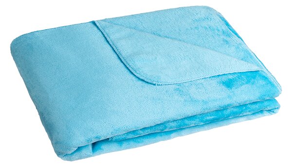 BELLATEX Přikrývka Korall micro Modrá 100x150 cm