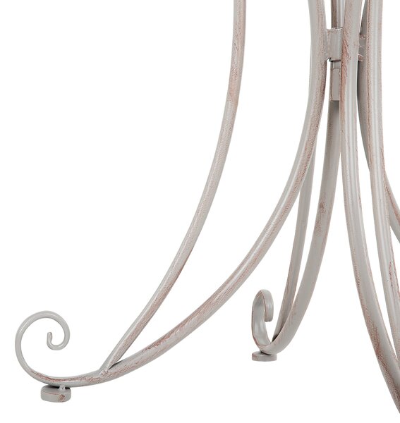 Bistro stolek CILENTO 71 cm 71 cm Kov Šedá
