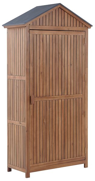 Zahradní skříň SAVOCA Akáciové dřevo 200 cm 100 cm Hnědá