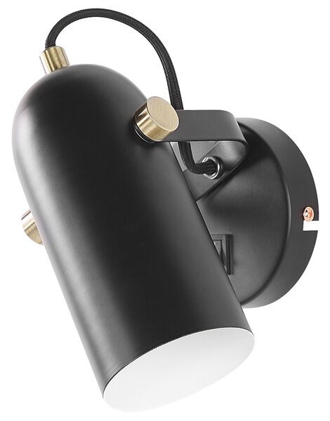 Bodová lampa TYRIA Černá Kov Nastavitelná