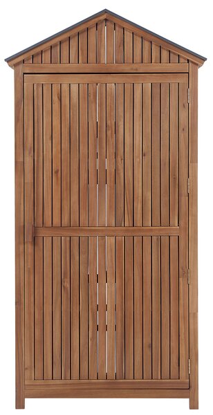 Zahradní skříň SAVOCA Akáciové dřevo 200 cm 100 cm Hnědá