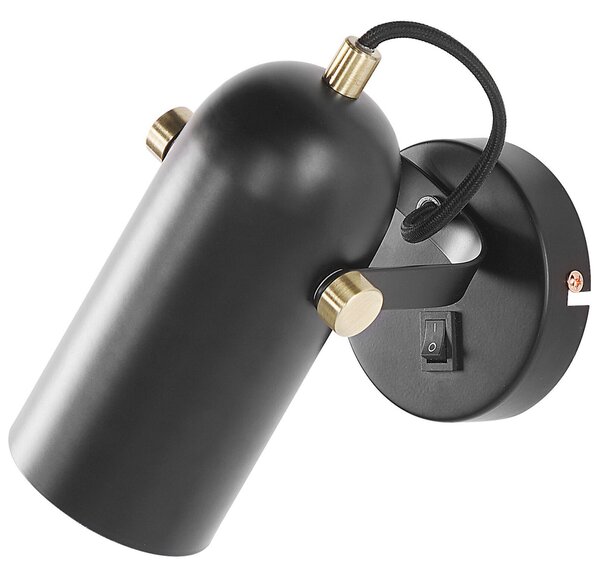 Bodová lampa TYRIA Černá Kov Nastavitelná