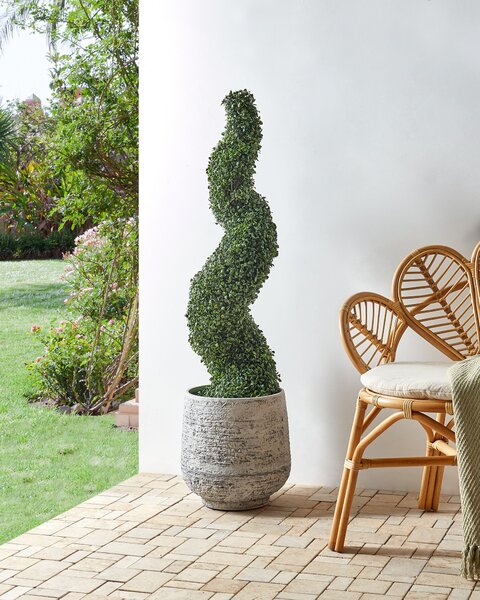 Umělá rostlina BOXWOOD SPIRAL TREE 120 cm Zelená
