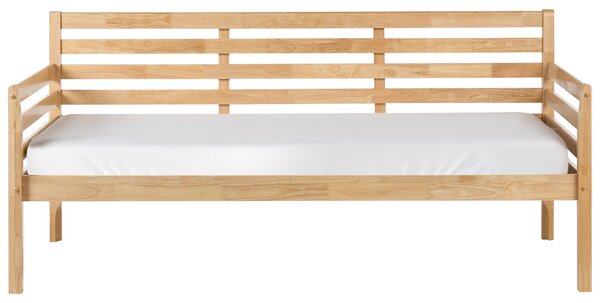 Denní postel Dřevo THEZA 90 x 200 cm Přírodní
