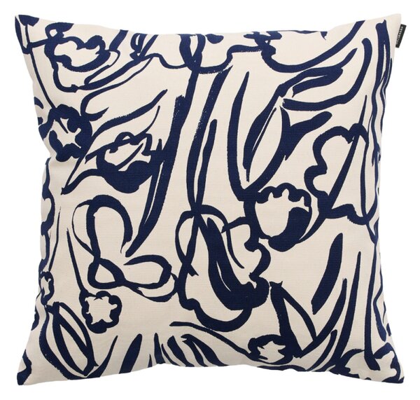 Marimekko Povlak na polštář Ensikukat 50x50, bílo-modrý