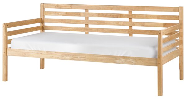 Denní postel Dřevo THEZA 90 x 200 cm Přírodní