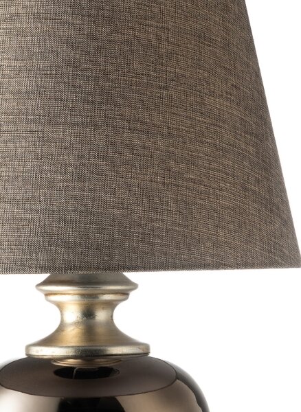 ONLI - Stolní lampa AMADEUS 1xE27/15W/230V šedá