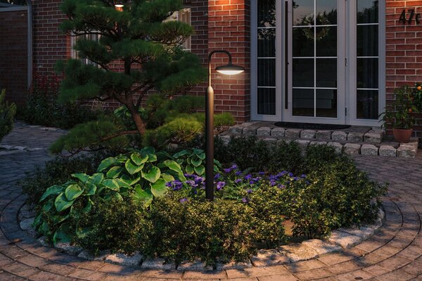 P 94760 LED stojací svítidlo Nostro IP44 kruhové 1.135mm 3000K 10W 230V antracit hliník - PAULMANN