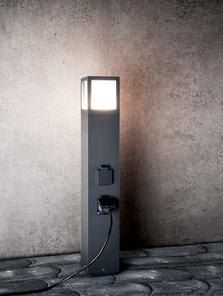 IMPR 733064 Deko-Light stojací svítidlo Facado Socket 220-240V AC/50-60Hz E27 1x max. 20,00 W 650 mm tmavěšedá - DEKOLIGHT