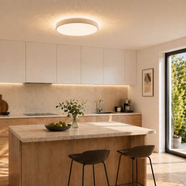 Brilliant - LED Stropní svítidlo SOLISTRA LED/18W/230V pr. 34,5 cm bílá
