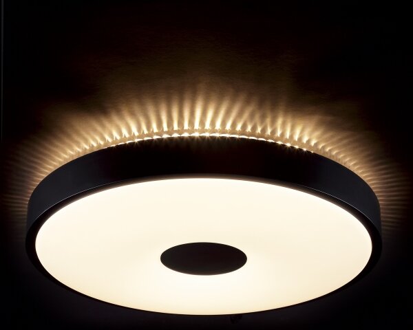 Brilliant - LED Stropní svítidlo TAVIS LED/24W/230V pr. 44,5 cm černá