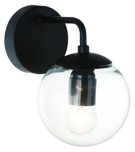 Open Design OR81404 - Nástěnná lampa BAO 1xE27/8W/230V černá/čirá
