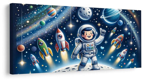 Obraz dobrodružství v galaxii malého hrdiny