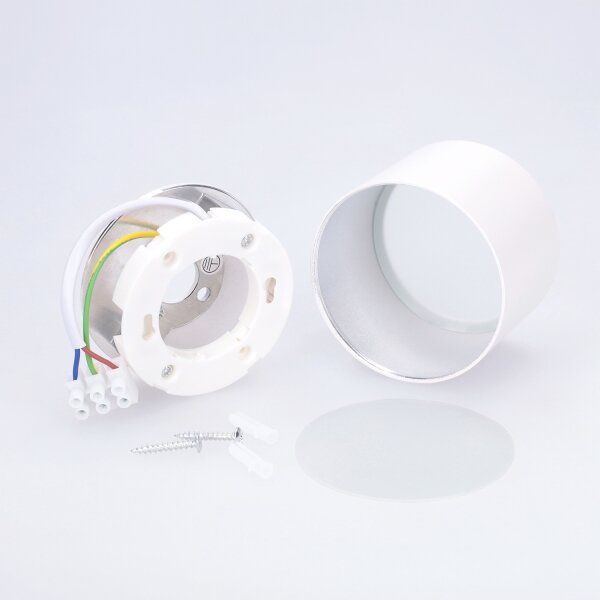 BRILAGI - Koupelnové bodové svítidlo SMOOTH 1xGX53/15W/230V 60x82 mm bílá IP54