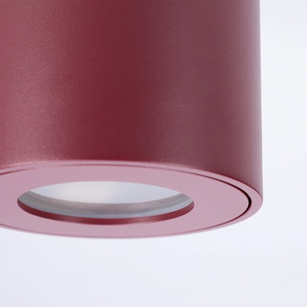 BRILAGI - Koupelnové bodové svítidlo MIA 1xGU10/30W/230V 84x80 mm burgundy IP54