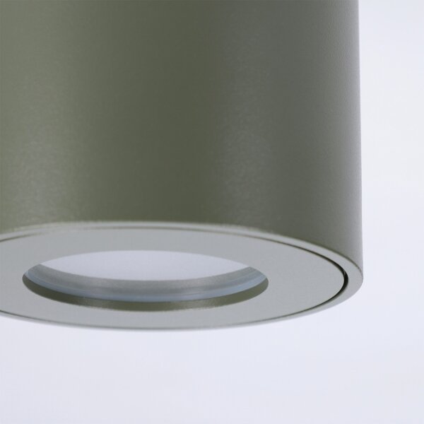 BRILAGI - Koup. bodové sví. MIA 1xGU10/30W/230V 60x82 mm 84x80 mm tm zelená IP54