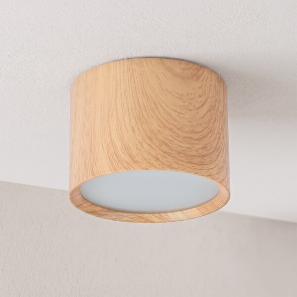 BRILAGI - Koup. bodové svítidlo SMOOTH 1xGX53/15W/230V 60x82 mm dekor dubu IP54