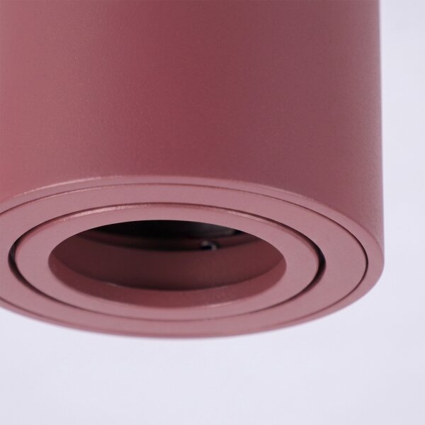 BRILAGI - Bodové svítidlo MIA 1xGU10/30W/230V 84x80 mm burgundy