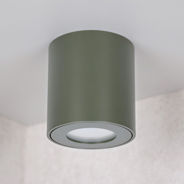 BRILAGI - Koup. bodové sví. MIA 1xGU10/30W/230V 60x82 mm 84x80 mm tm zelená IP54