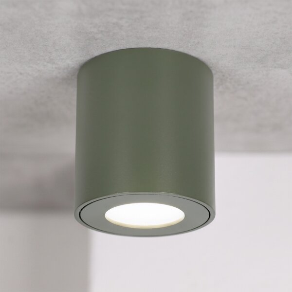 BRILAGI - Koup. bodové sví. MIA 1xGU10/30W/230V 60x82 mm 84x80 mm tm zelená IP54