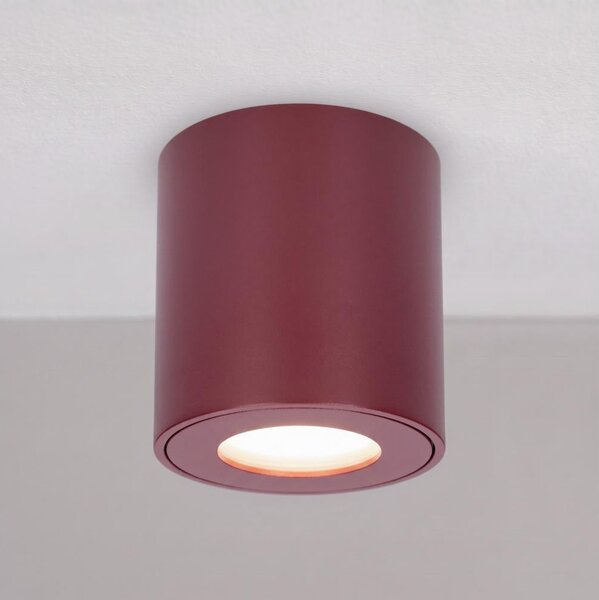 BRILAGI - Koupelnové bodové svítidlo MIA 1xGU10/30W/230V 84x80 mm burgundy IP54