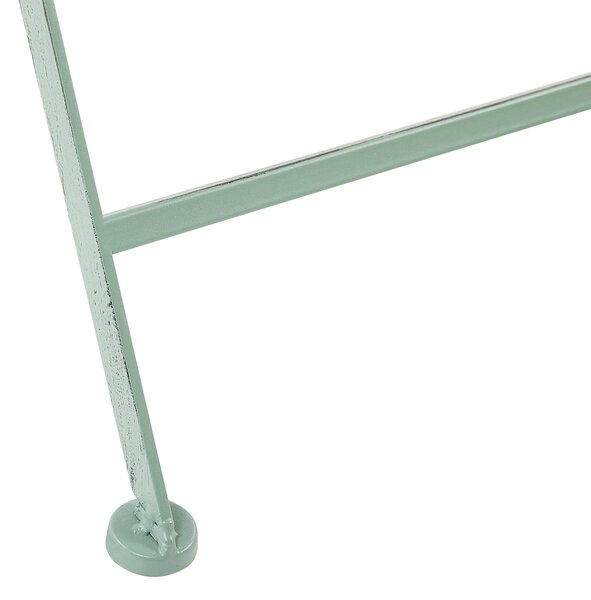 Bistro stolek TRENTO 70 cm 70 cm Kov Světle zelená